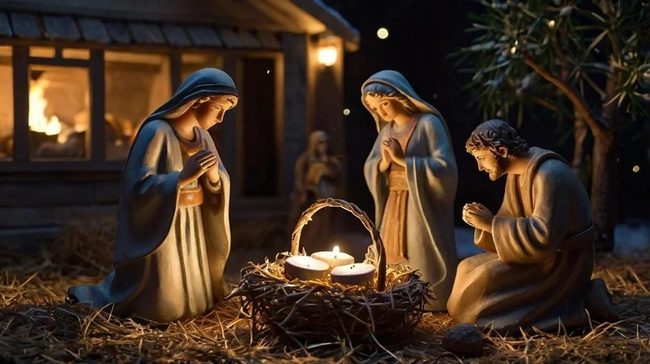 Gentle Glow Nativity Figures
