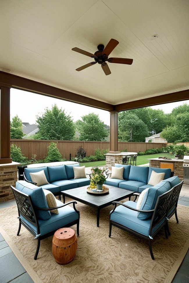 Ceiling Fans Beat Patio Heat Bugs