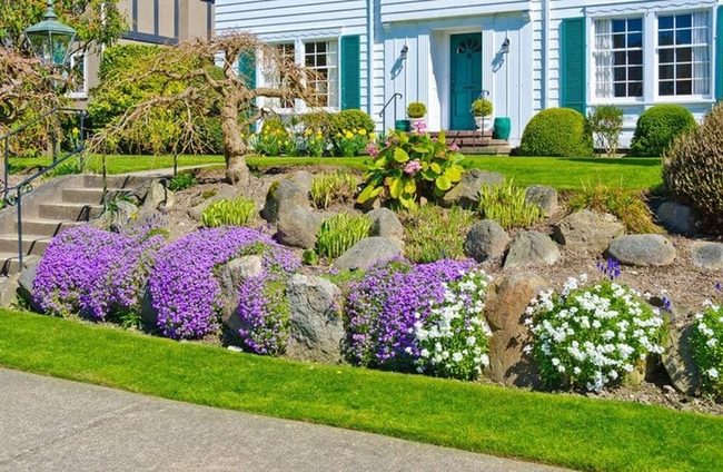 Colorful Blooms Replace Picket Fences