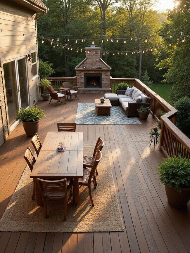 Exterior Room Zones Garden Deck