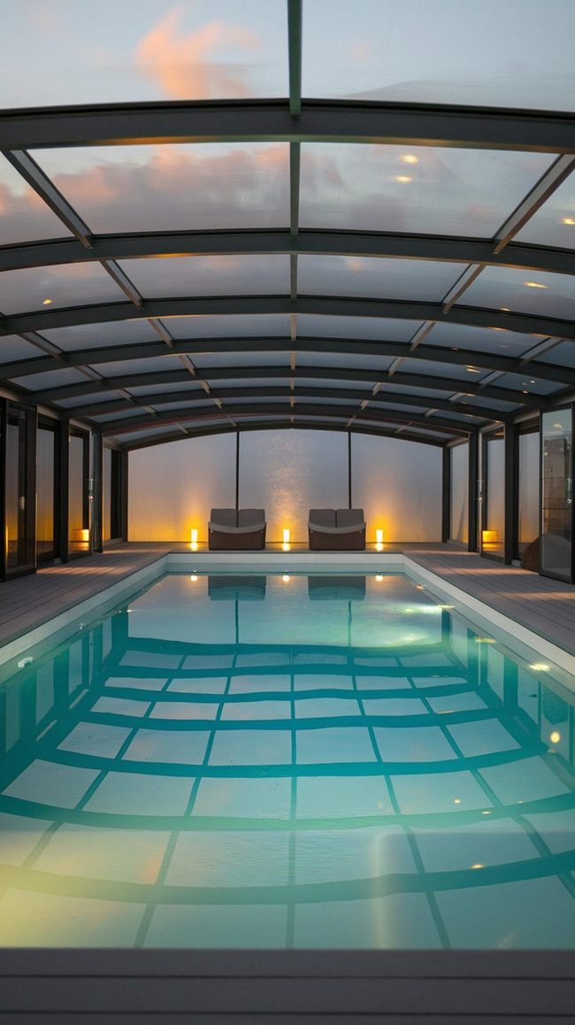 Retractable Covers Transform Pool Design