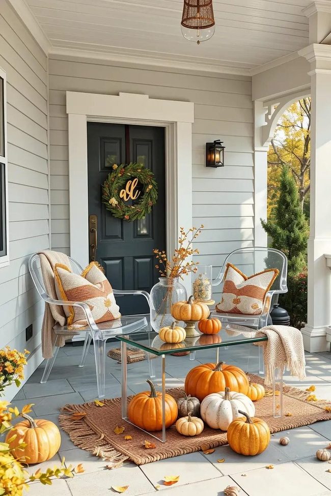 Clear Acrylic Fall Staging