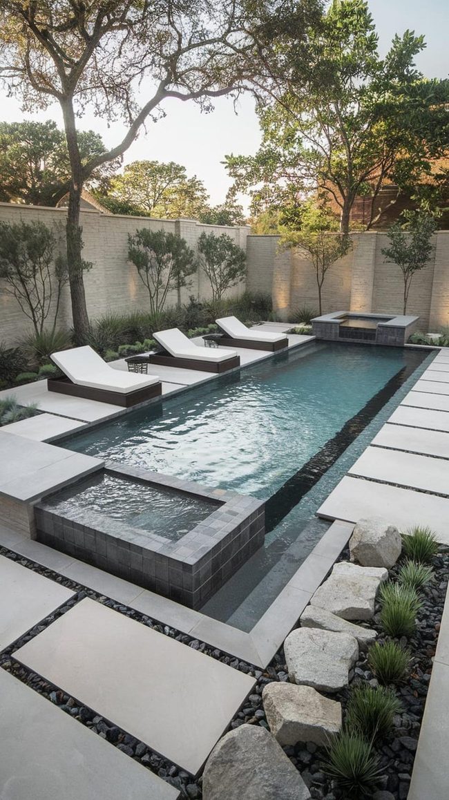Intricate Tile Artistry Pool Floor