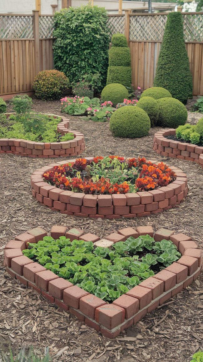 Defined Landscape Edges Frame Plants