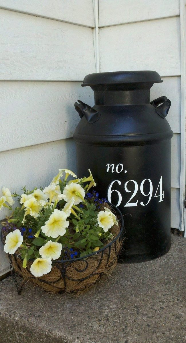 Milk Jug Umbrella Holder Station