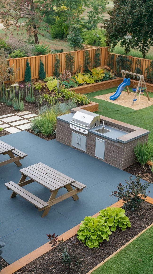 Kid-Friendly Backyard Bbq Spot