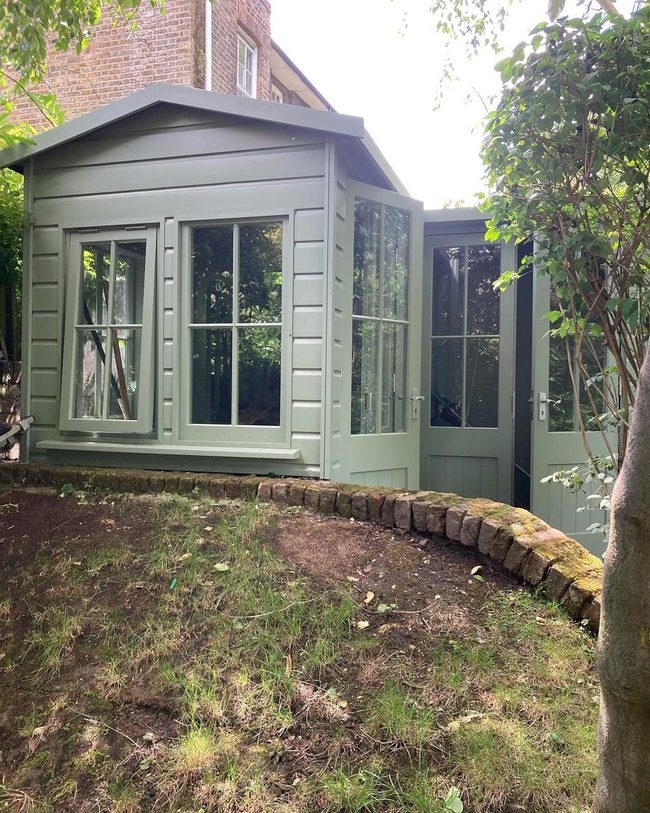 Green Windows, Natural Light Flooded