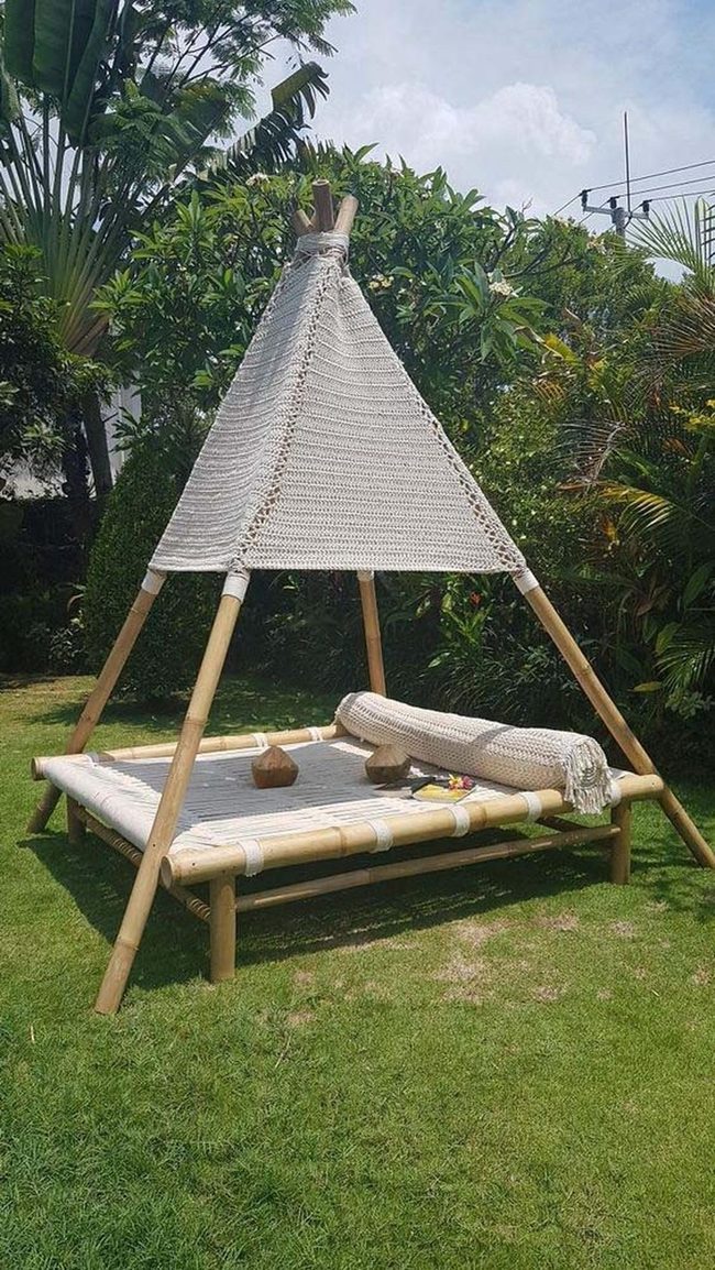 Sunlit Tent Daybed Retreat