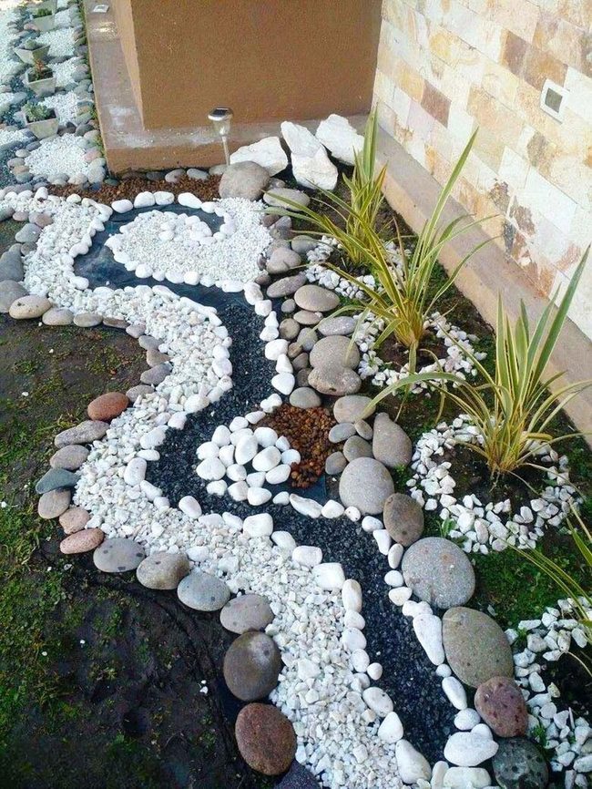 Pebble Paths And Yucca Frames