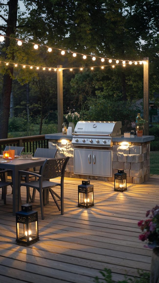 Layered Fixtures Transform Terrace Living Grilling