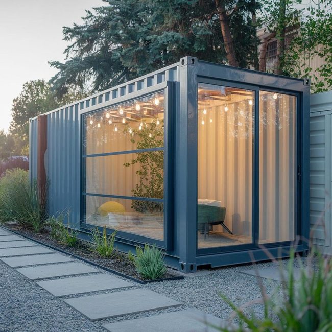 Alpine Pitched Firewood Space