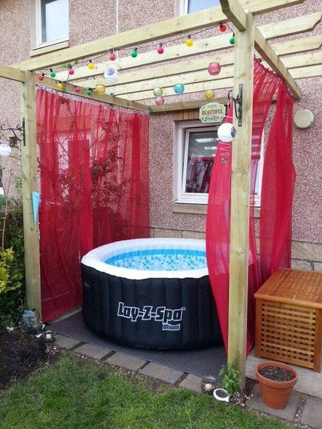 Private Backyard Soaking Spot