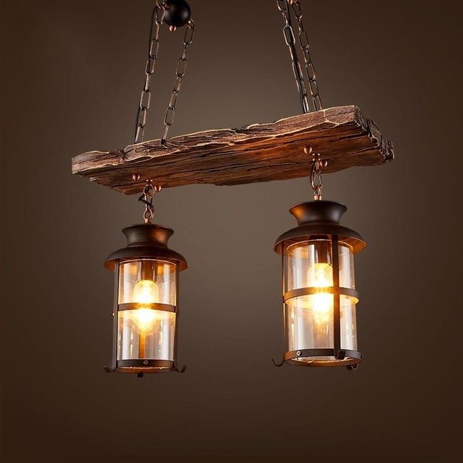 Weathered Metal Chandelier Outdoor Lighting