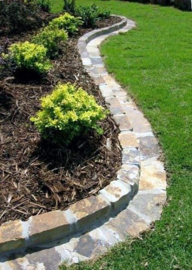 Warm Stone Curves Frame Green