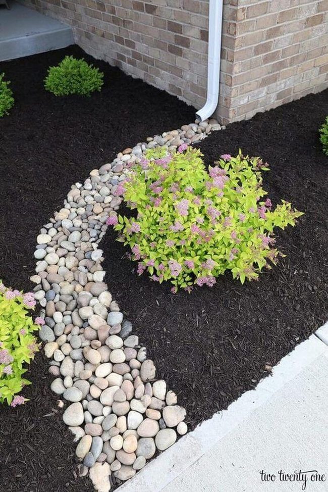 Stone Path Through Soft Greenery