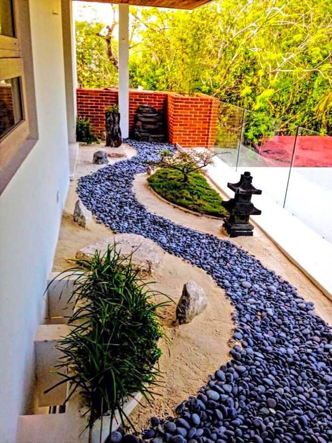 Stone Pathways Through Glass Tranquility