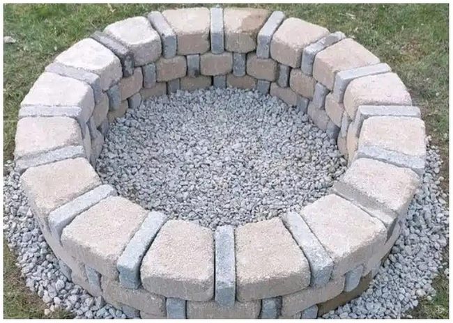 Stone Fire Pit With Handmade Warmth