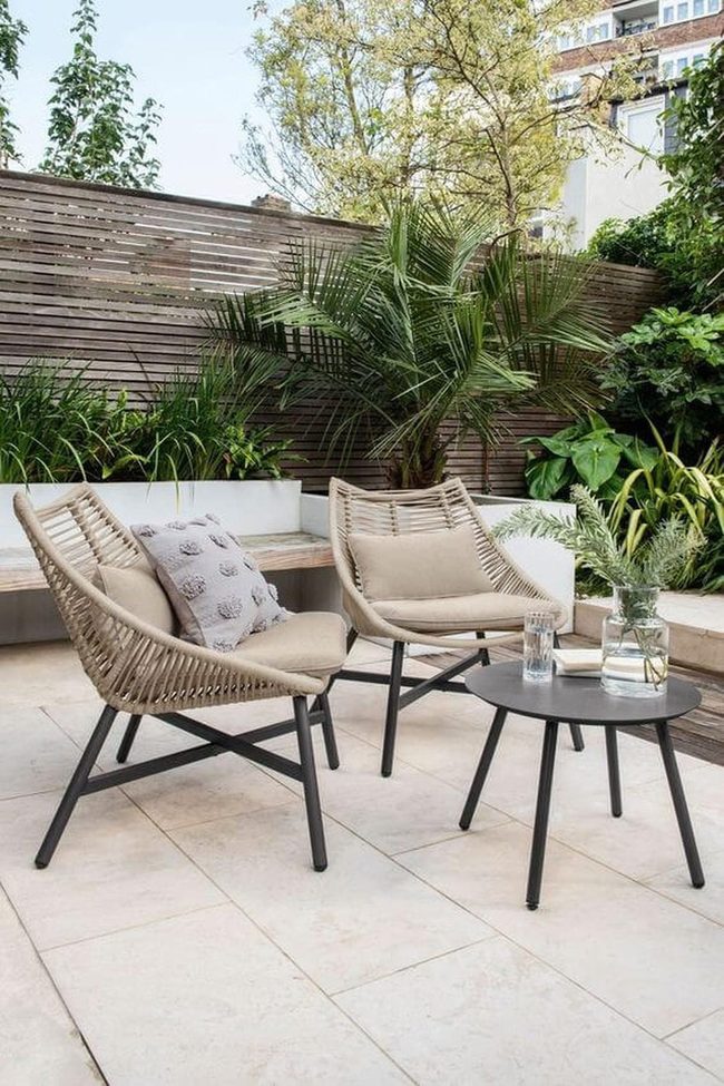 Natural Rattan Outdoor Seating