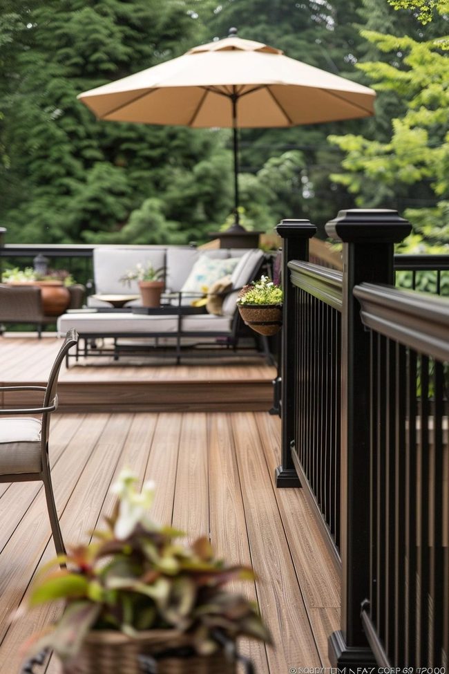 Two-Tone Deck Material Contrast