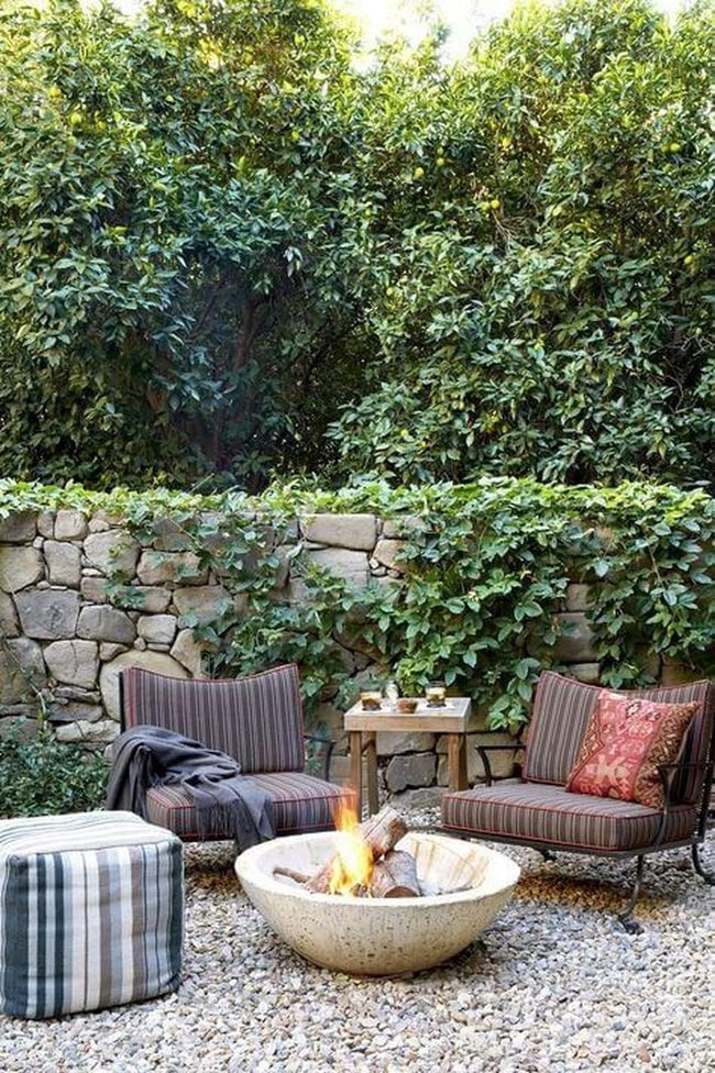 Stone And Wood Outdoor Haven