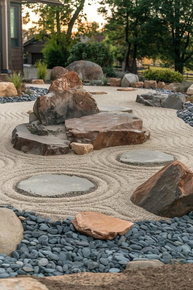 Stones Circle Fire Warmth