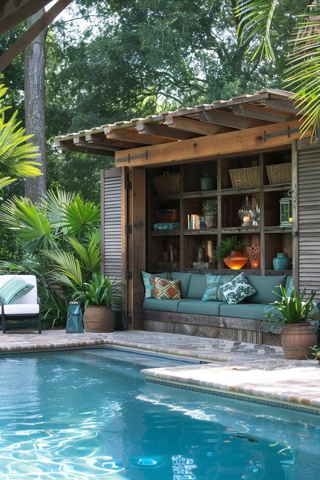 Stainless Steel Poolside Organization Solutions