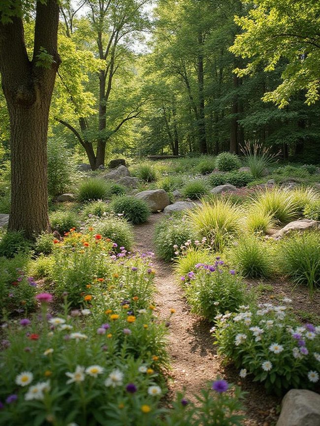 Low-Maintenance Native Plant Garden