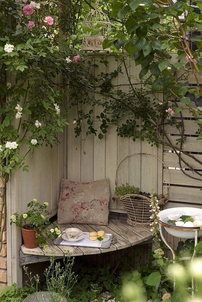 Weathered Wood Garden Retreat