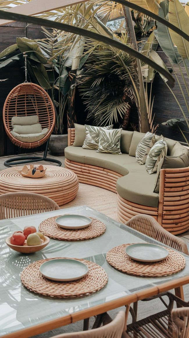 Rattan and Teak Island Living