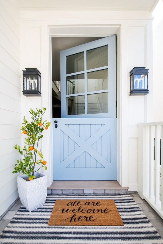 Potted Citrus Brightens Winter Porches