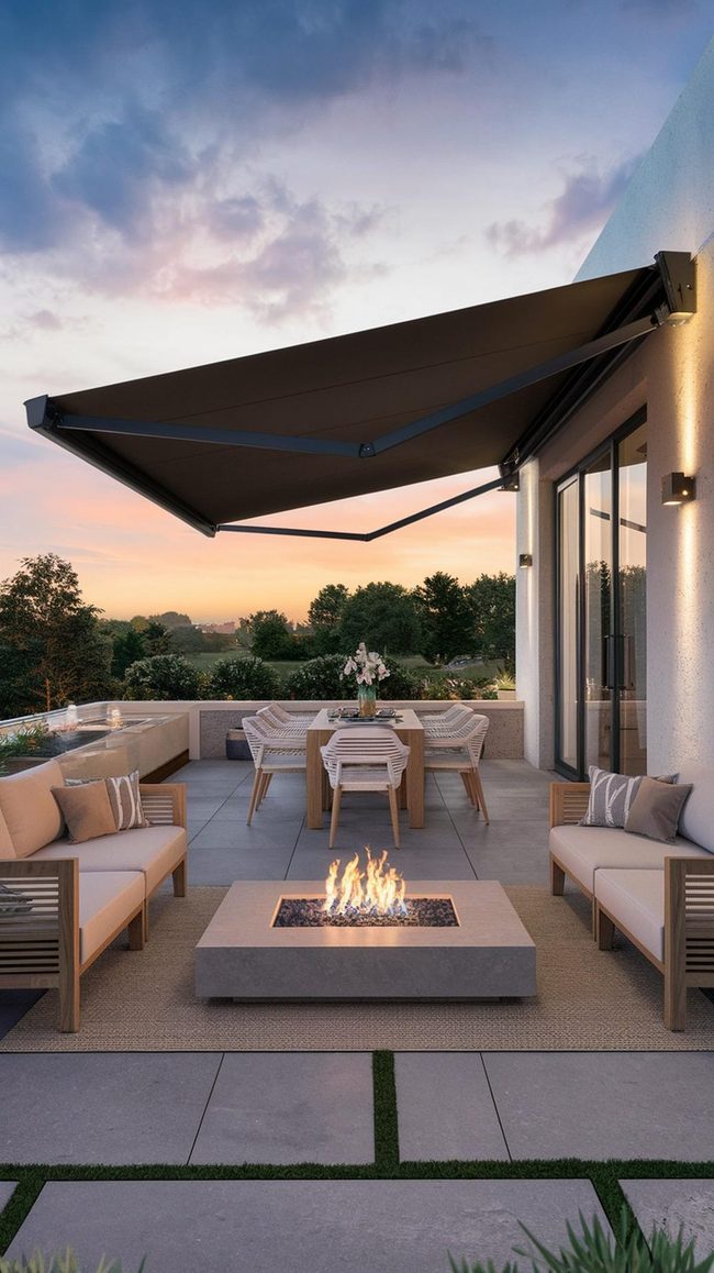 Retractable Shade on Demand
