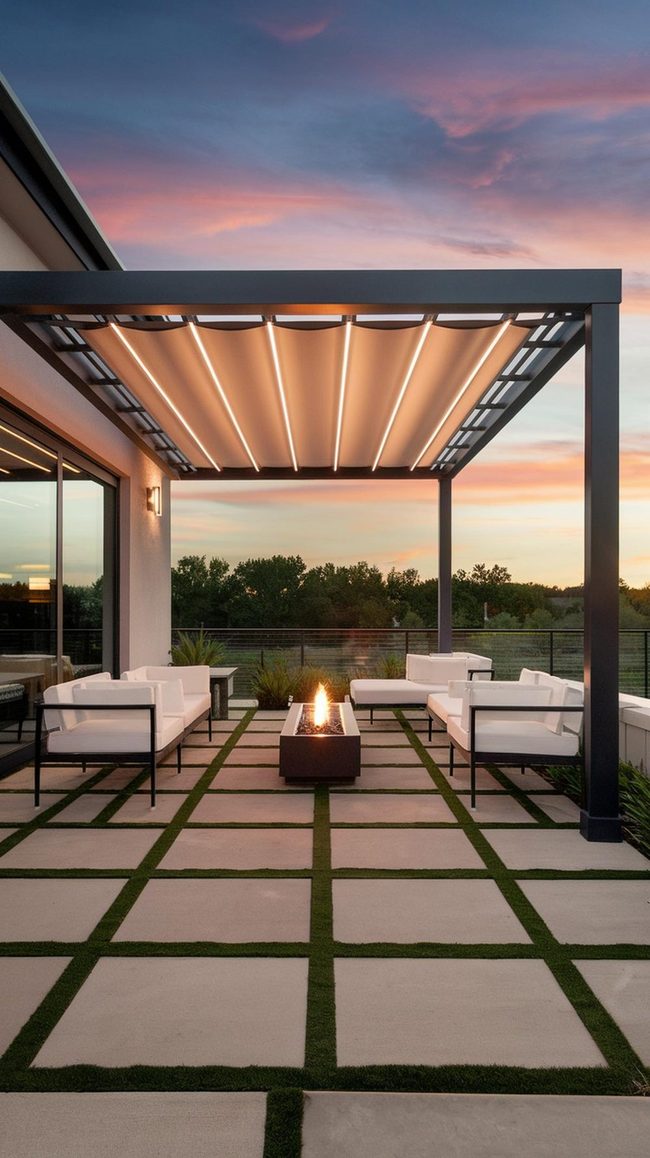 Steel Canopy Pergolas Block Sun