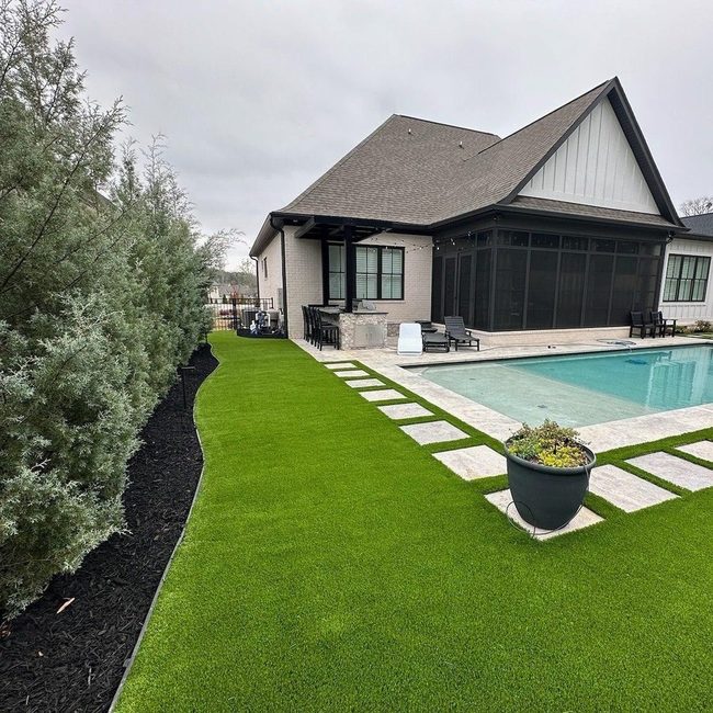 Modern Pool, Green Lawn, Zero Fuss