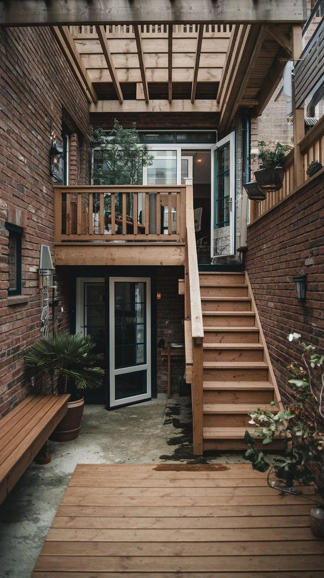 Reclaimed Timber Solar Patio