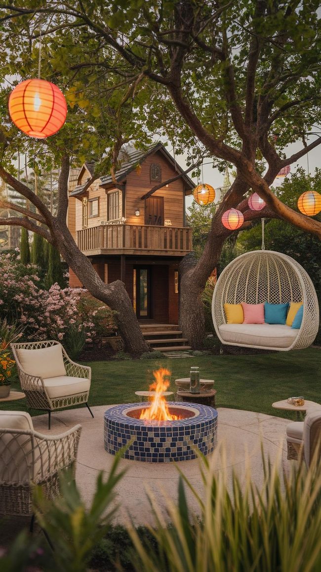 Backyard Gallery With Beach Rocks