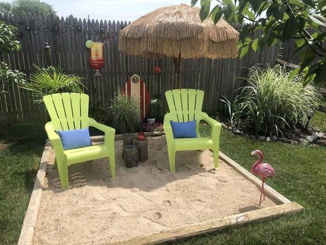 Lime Green Chairs Beach Escape