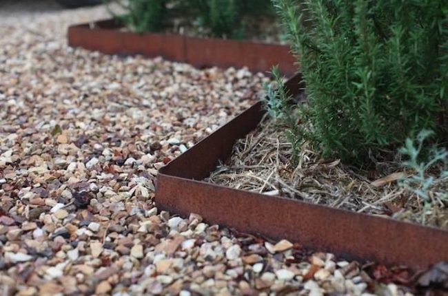 Corten Steel Garden Borders