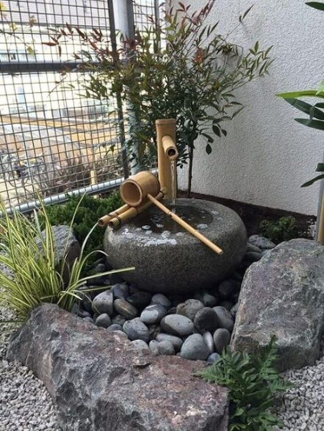 Bamboo Water Spout Garden