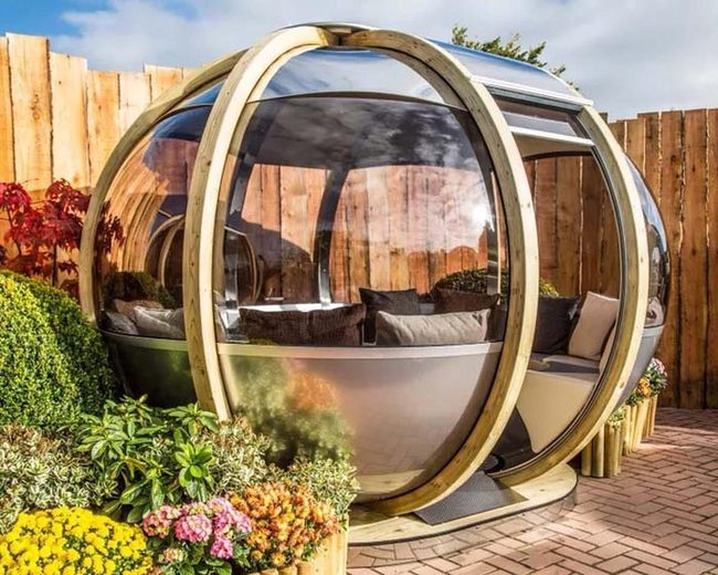 Stainless Steel Garden Pods Year-Round