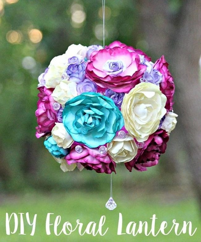 Paper Blossom Lanterns Garden Light