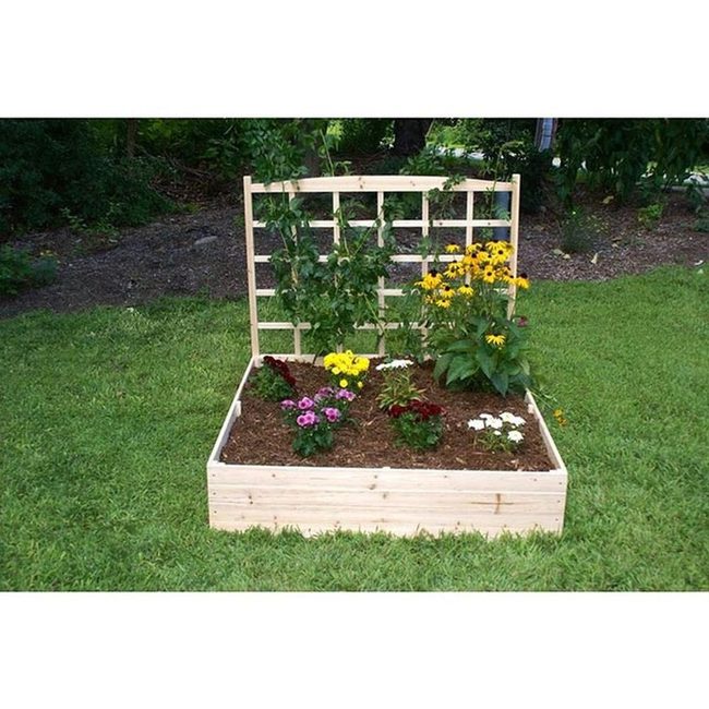 Solid Fir Wood Raised Garden Bed
