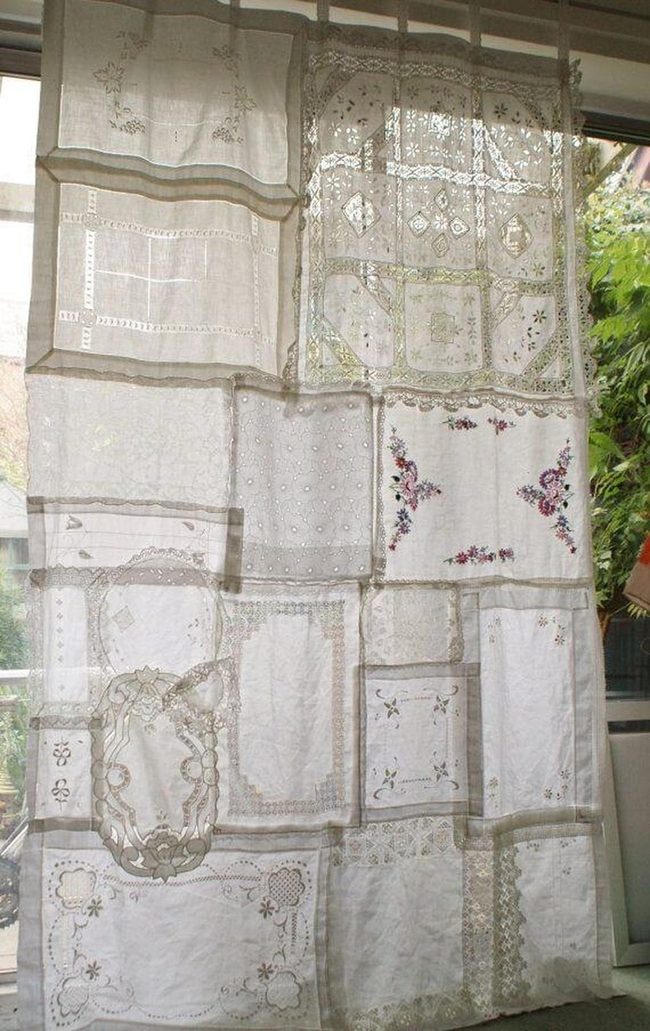 Colorful Fabric Patchwork Outdoor Curtains