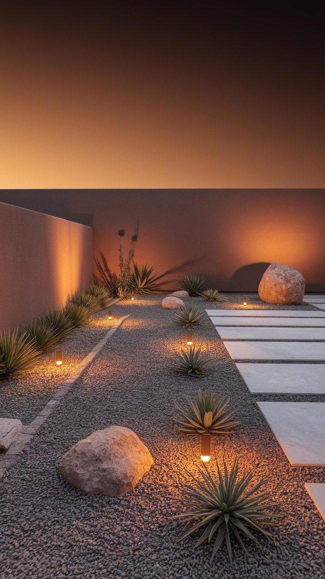 Gray Stone Garden Low Maintenance
