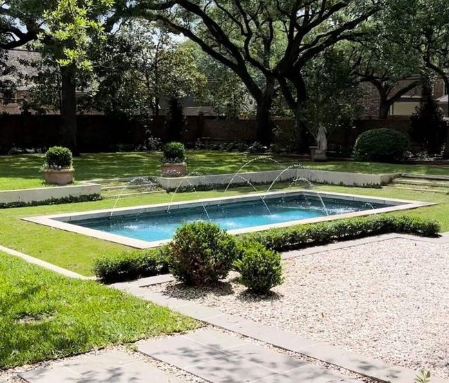 Pea Gravel Poolside Perfection