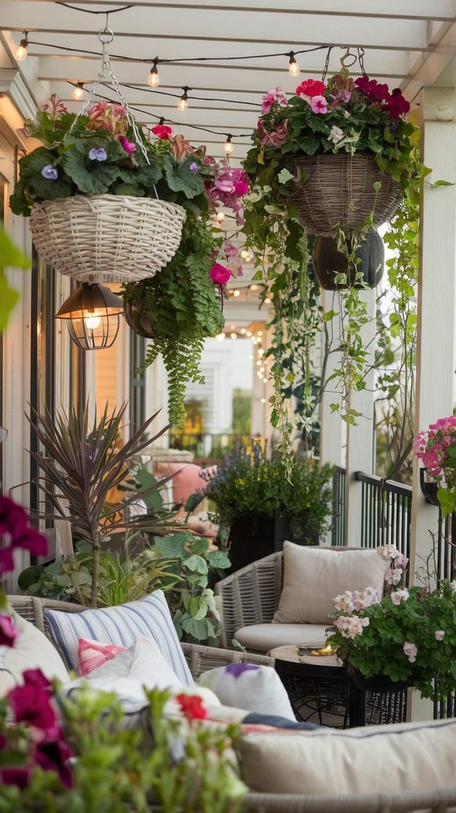 Distressed Furniture Meets Lace Accents