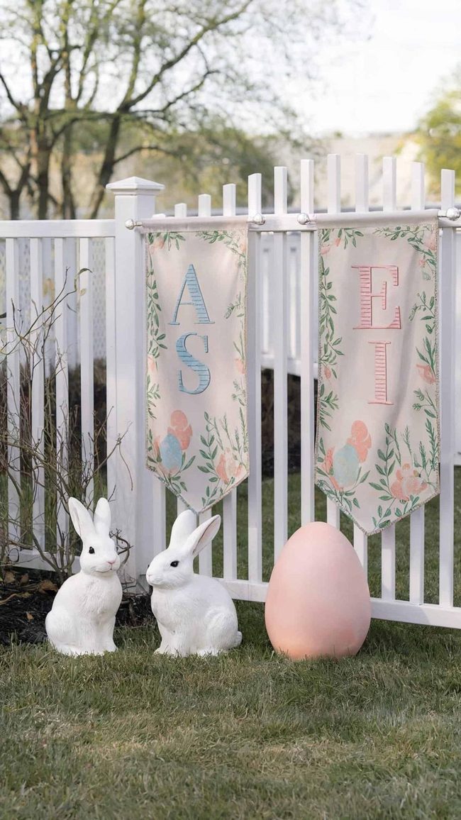 Pastel Easter Eggs Banner