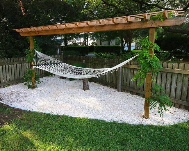Small Garden Hammock Retreat