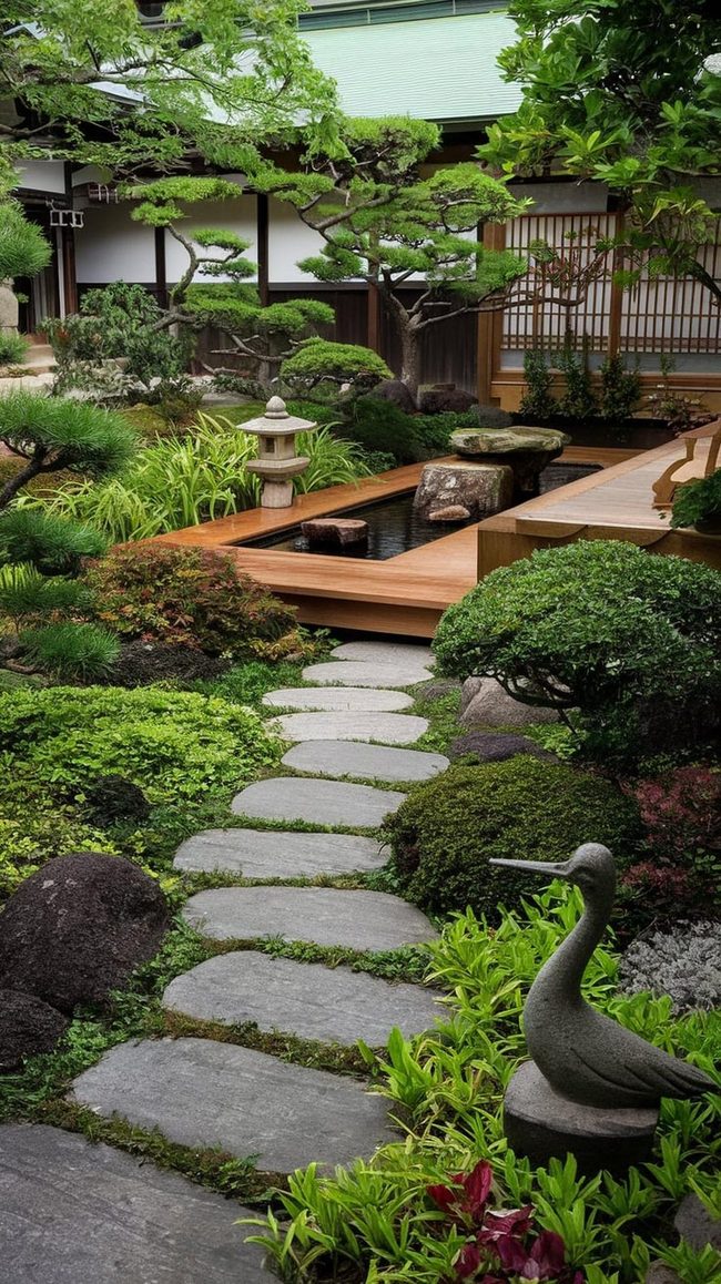 Layered Garden Heights With Spiky Textures