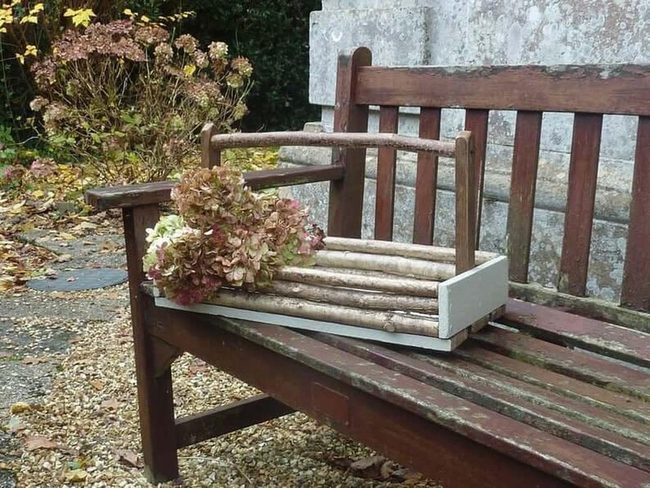 Woven Twigs Garden Basket