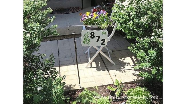 Dollar Store House Numbers Diy